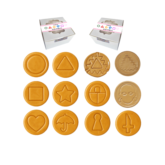 12 Iconic Symbol Dalgona Cookies Challenge Box