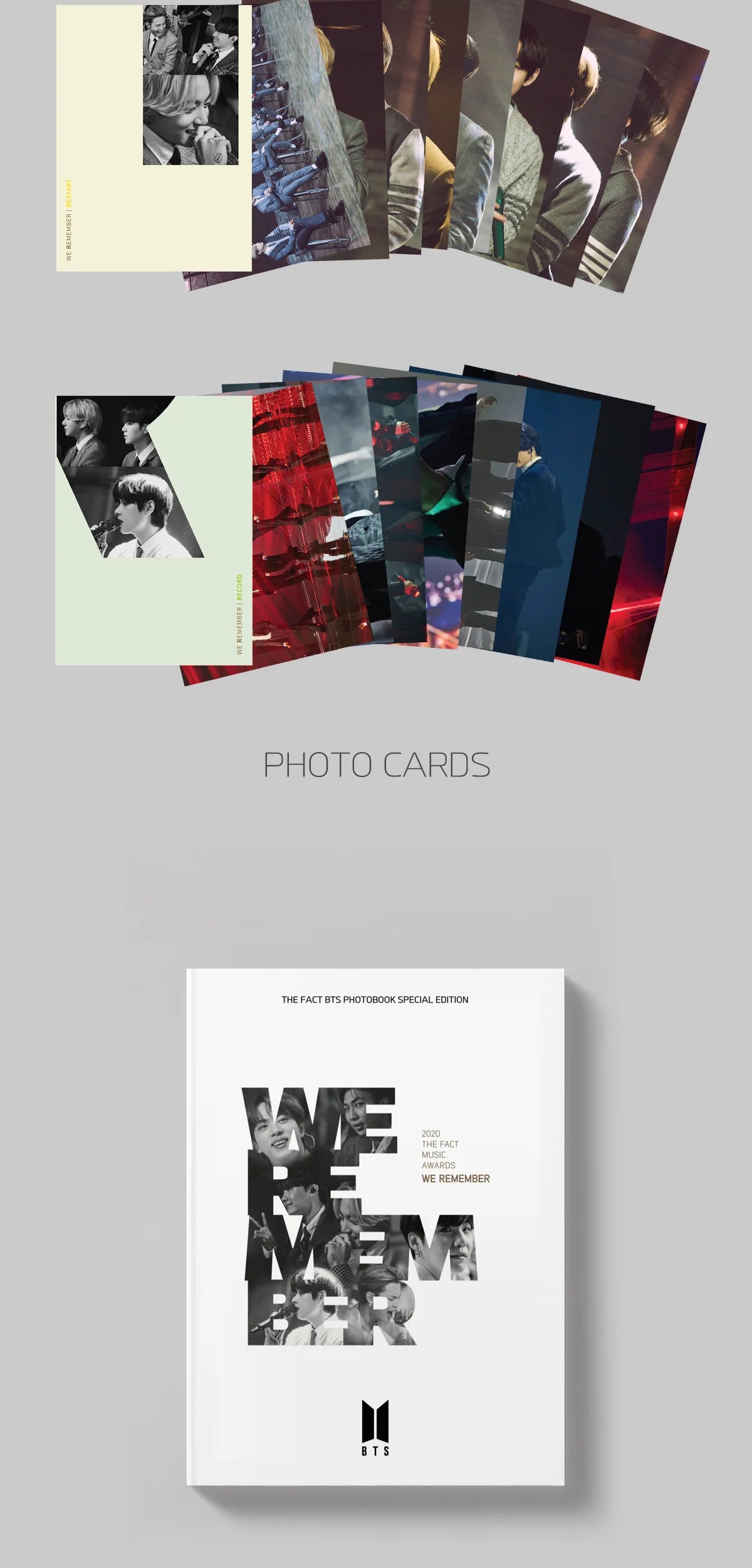 BTS " We Remember " TMA 2021 Official Photo Book