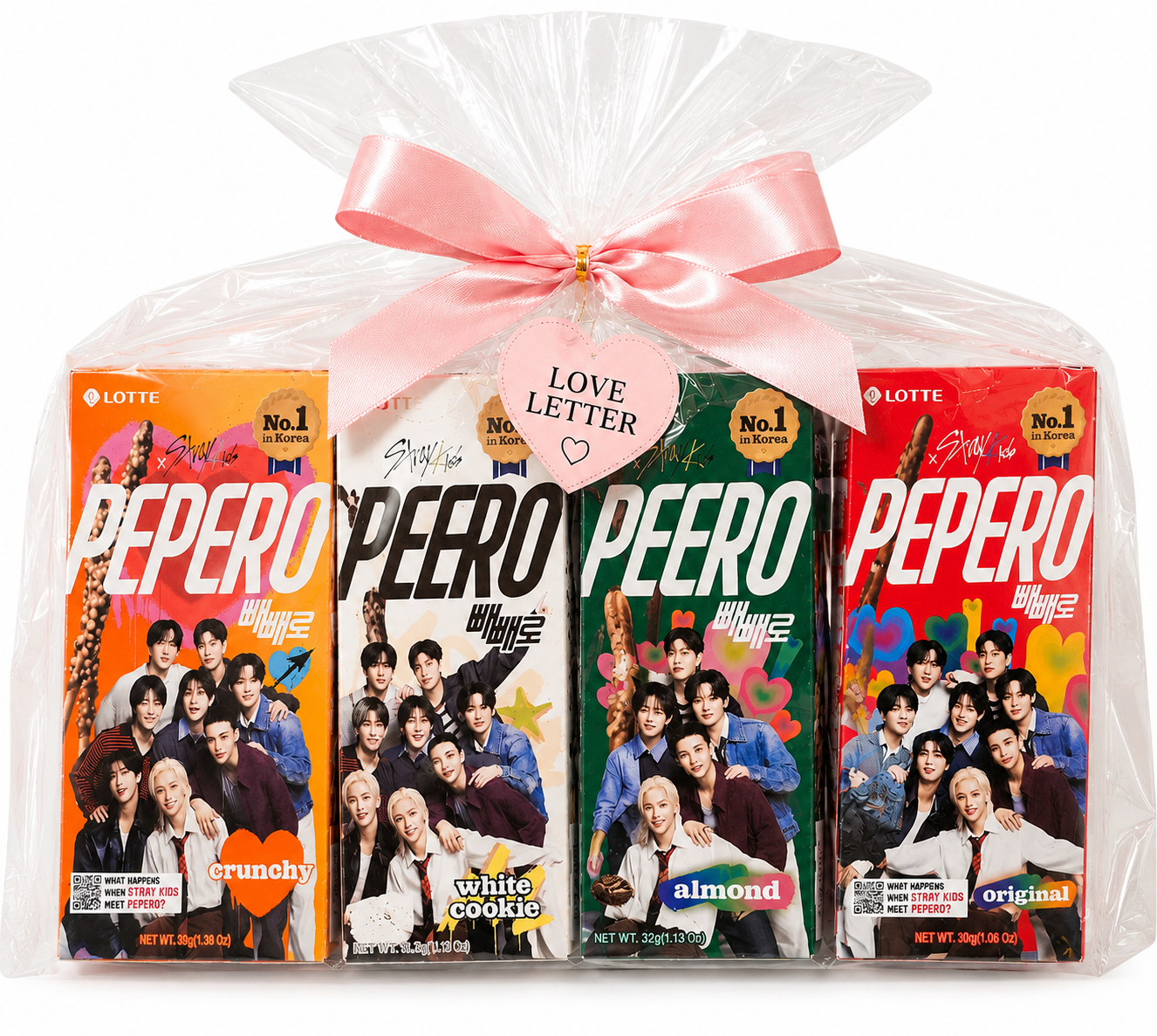 STRAY KIDS x PEPERO Mini 4 Flavor Combination Gift
