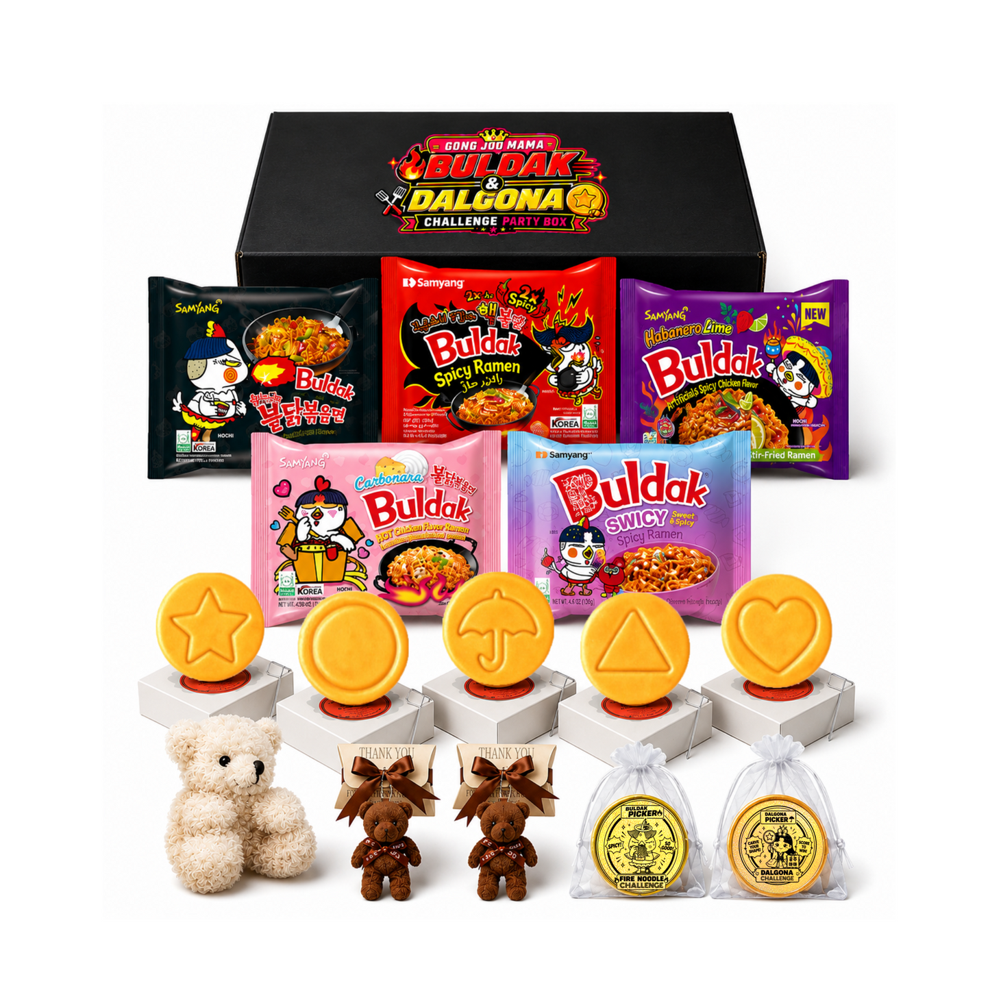 Gong Joo Mama Buldak & Dalgona Challenge Gift Box [BULGONA CHALLENGE]