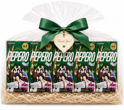 STRAY KIDS x PEPERO Mini Almond Flavor 5 Pack Gift