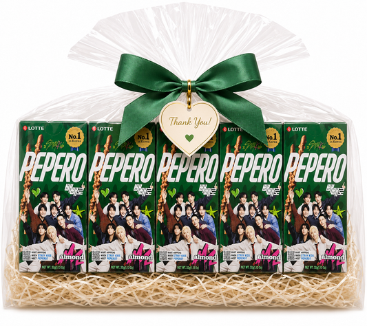 STRAY KIDS x PEPERO Mini Almond Flavor 5 Pack Gift