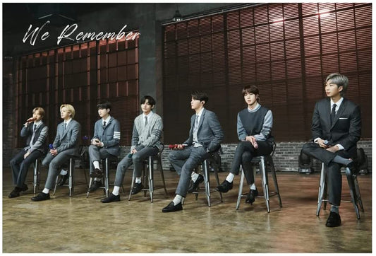 BTS " We Remember " TMA 2021 Official Bromide Poster (5 Sheet)