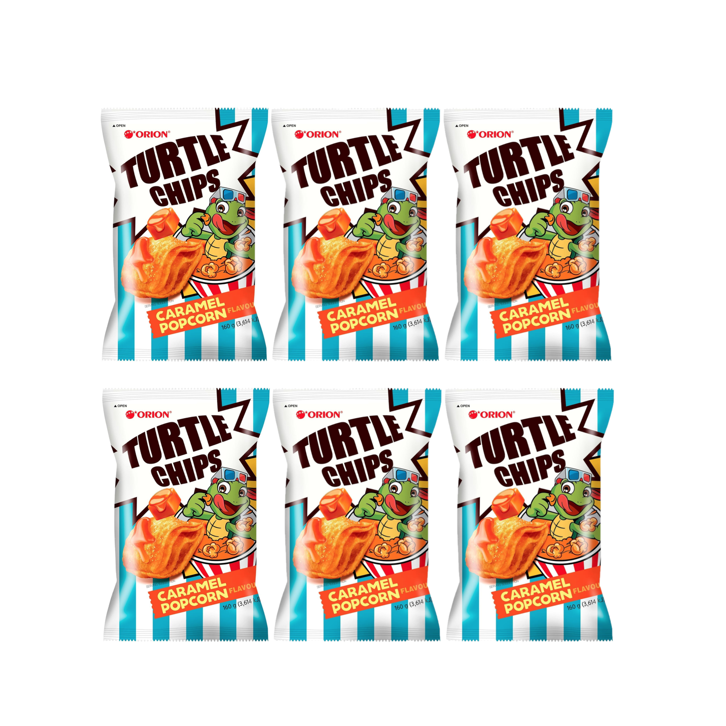 Orion Carmel Popcorn Turtle Chip Gift Box