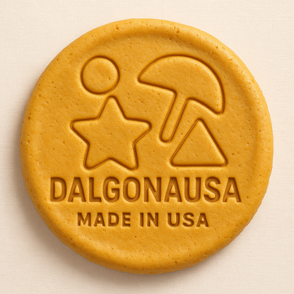 Handmade Premade Real Korean Dalgona Cookie Candy Challenge (Bbop-gi) – Traditional Sugar Cookie with K-Drama S. Game Iconic Fun Symbol (Assorted)