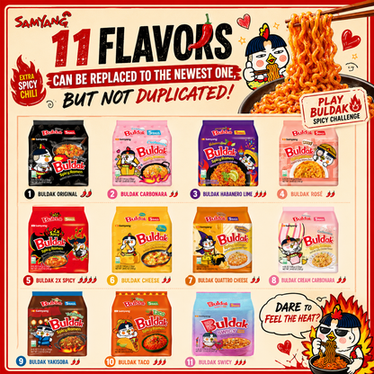 Samyang Buldak 2025~2026 New 11 Flavors Gift Box
