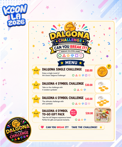 KCON LA 2026 FESTA GROUND DALGONAUSA MENU