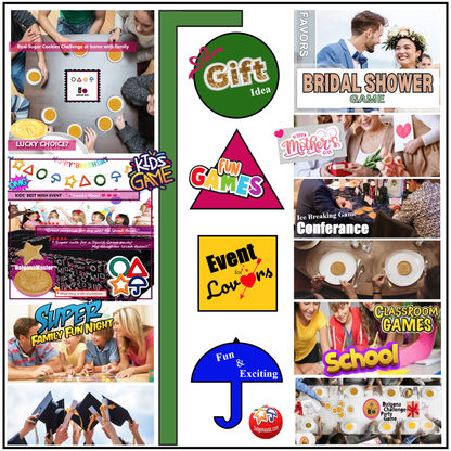 Handmade Premade Real Korean Dalgona Cookie Candy Challenge (Bbop-gi) – Traditional Sugar Cookie with K-Drama S. Game Iconic Fun Symbol (Assorted)