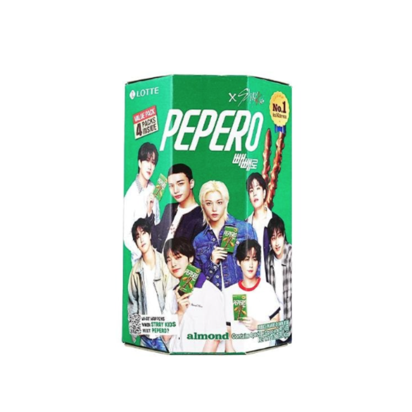 STRAY KIDS x PEPERO Almond Flavor Gift