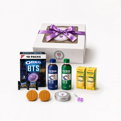 BTS ARMY'S DDUNG Bar Coffee with Oreo Cookies and Dalgona Gift Set