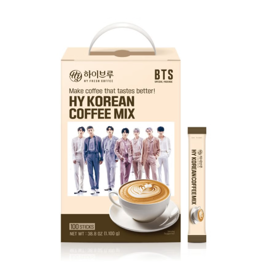 HY Korean Coffee Mix (BTS Special Package) 커피믹스 - 100 Sticks