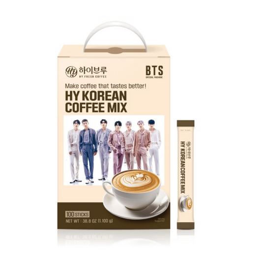 HY Korean Coffee Mix (BTS Special Package) 커피믹스 - 100 Sticks