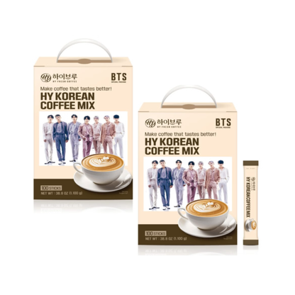 HY Korean Coffee Mix (BTS Special Package) 커피믹스 - 100 Sticks