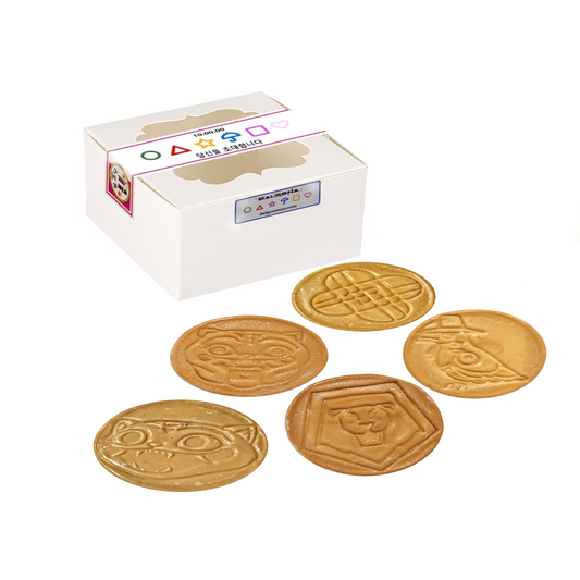Dalgona Candy Cookie [4.5" Jumbo Size] Five(5) Demon Hunter Iconic Symbol Challenge
