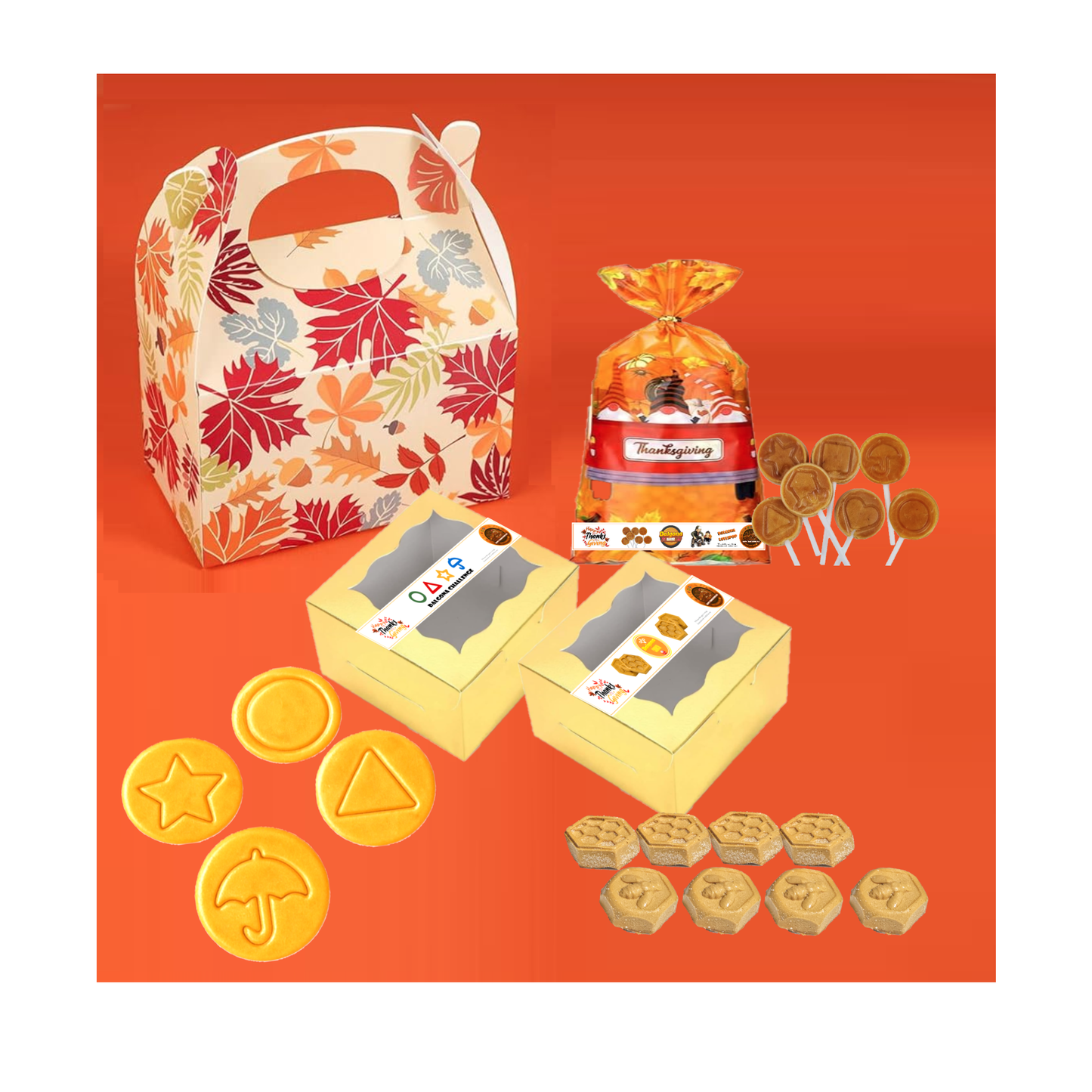 Thanksgiving Limited Edition Dalgona Cookie, Candy, and Crunch Gift Set