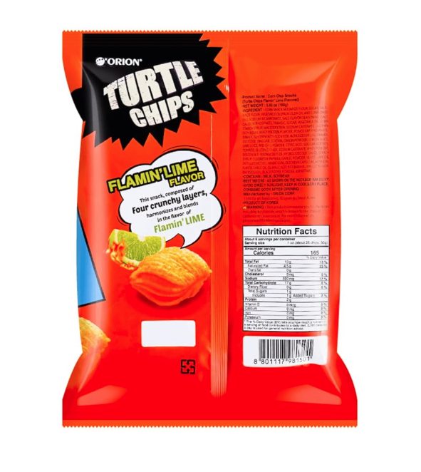 Orion Flamin' Lime Turtle Chip Gift Box
