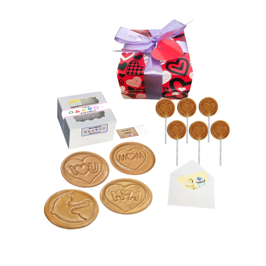 Mother's Day Dalgona  Gift Box - " I LOVE MOM "